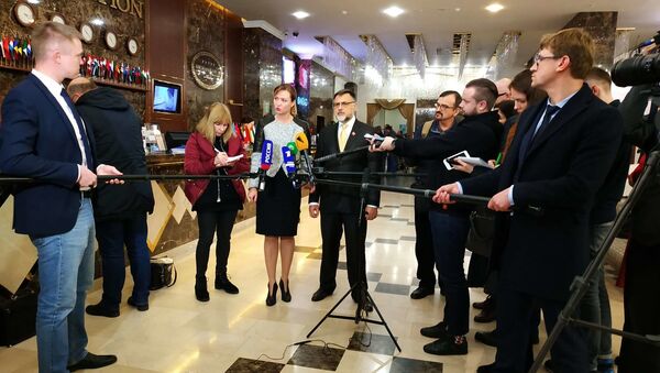 Итоги заседания трехсторонней контактной группы по Донбассу в Минске - Sputnik Беларусь