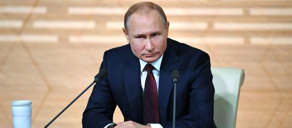 Вялікая прэс-канферэнцыя Уладзіміра Пуціна - прамая трансляцыя Вялікая прэс-канферэнцыя Уладзіміра Пуціна - прамая трансляцыя - Sputnik Беларусь