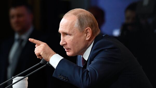 Ежегодная большая пресс-конференция президента РФ В. Путина - Sputnik Беларусь