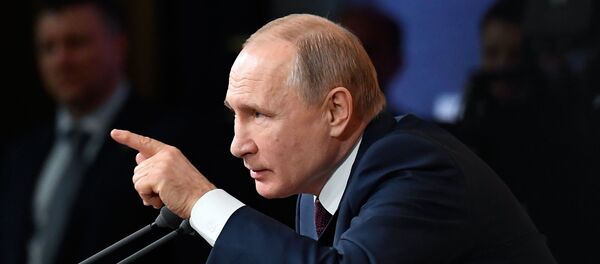 Ежегодная большая пресс-конференция президента РФ В. Путина - Sputnik Беларусь
