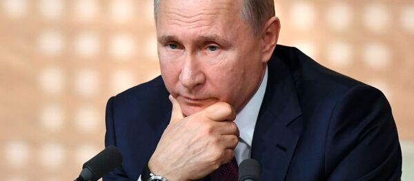 Ежегодная большая пресс-конференция президента РФ В. Путина - Sputnik Беларусь