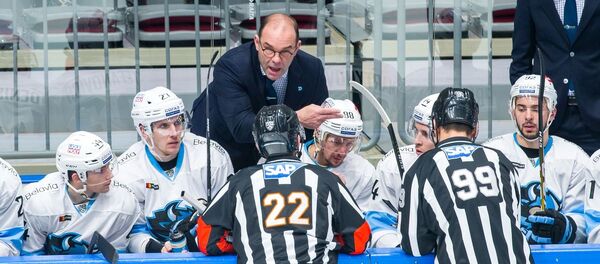 Хоккеисты минского Динамо - Sputnik Беларусь
