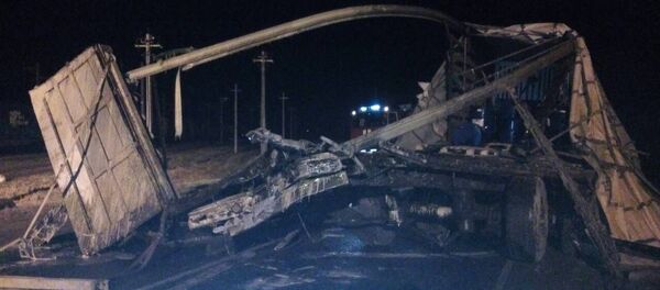 Последствия аварии на переезде Последствия аварии на переезде - Sputnik Беларусь