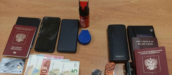 Вещи нарушителей границы, задержанных гродненскими пограничниками - Sputnik Беларусь