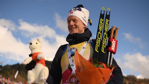 Норвежский биатлонист Йоханнес Бё  - Sputnik Беларусь