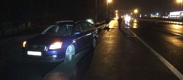 Место ДТП на МКАД Место ДТП на МКАД - Sputnik Беларусь