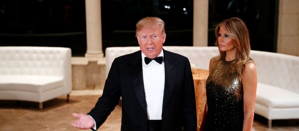 Президент США Дональд Трамп и его супруга Мелания - Sputnik Беларусь