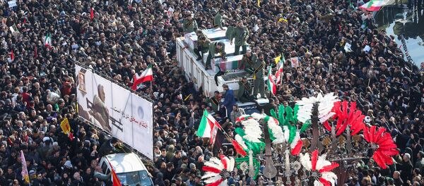 Прощание с генералом Сулеймани в Тегеране - Sputnik Беларусь