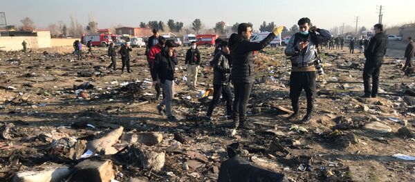 Место крушения лайнера под Тегераном - Sputnik Беларусь