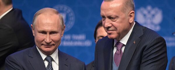 Владимир Путин и Реджеп Тайип Эрдоган - Sputnik Беларусь