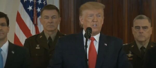 Заявление Трампа после ударов по военным базам США в Ираке - Sputnik Беларусь