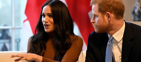 Герцоги Сассекские Меган Маркл и принц Гарри Герцоги Сассекские Меган Маркл и принц Гарри - Sputnik Беларусь