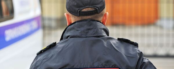 Сотрудник российской полиции, архивное фото - Sputnik Беларусь