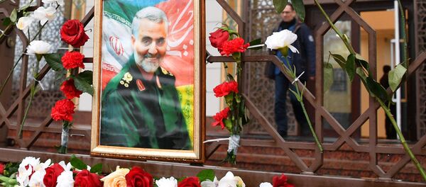 В посольстве Ирана открыта книга соболезнований в связи с гибелью генерал-полковника Касема Сулеймани - Sputnik Беларусь