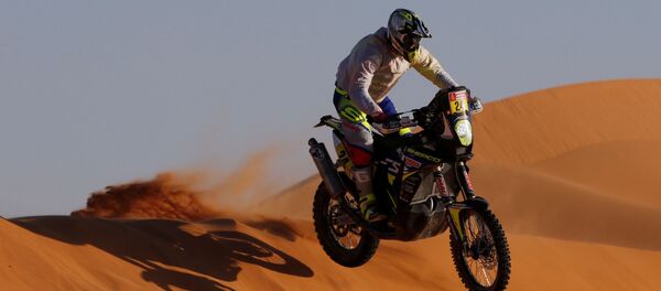 На сёмым этапе ралі Дакар На сёмым этапе ралі Дакар - Sputnik Беларусь