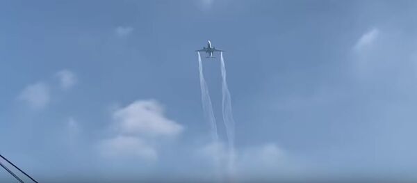 Самолет сбросил топливо на Лос-Анджелесом, пострадало 60 человек - Sputnik Беларусь