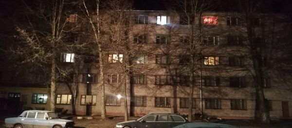 Ночной пожар в общежитии в Барановичах - Sputnik Беларусь