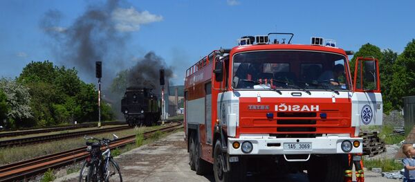 Пожарная машина, Чехия, архивное фото - Sputnik Беларусь