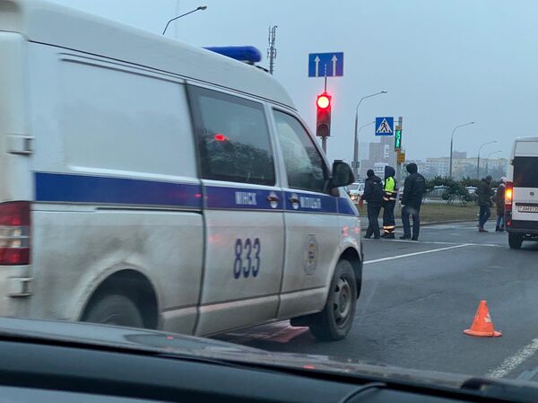 ДТП на въезде в Минск: Логойский тракт стоит в пробке - Sputnik Беларусь