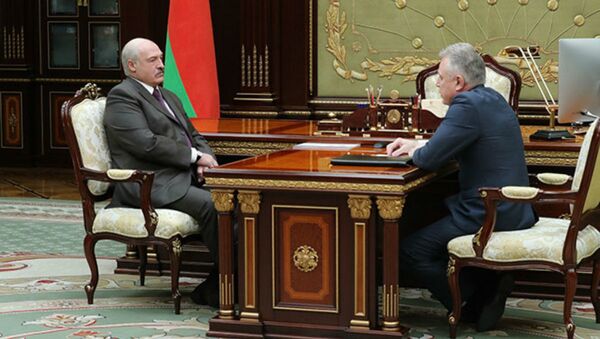 Встреча президента Беларуси Александра Лукашенко с председателем ФПБ Михаилом Ордой - Sputnik Беларусь