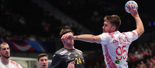 Игровой момент матча - Sputnik Беларусь