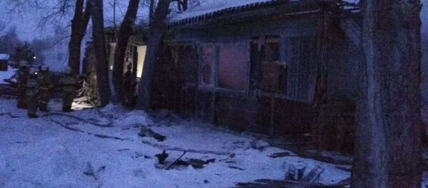 Пожар в жилом доме в Томской области - Sputnik Беларусь