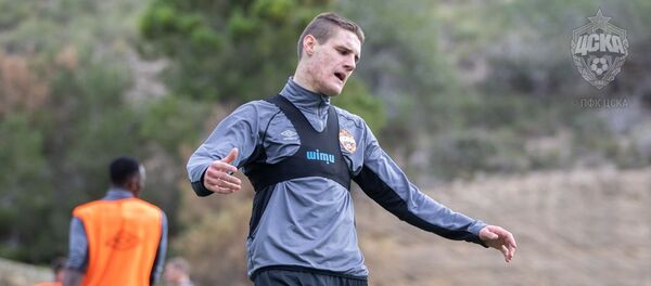 Белорусский форвард ЦСКА Илья Шкурин - Sputnik Беларусь