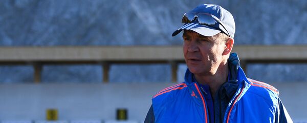 Тренер белорусской мужской команды по биатлону Андрей Падин - Sputnik Беларусь