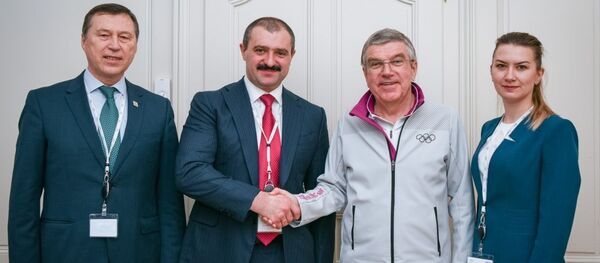 Визит первого вице-президента НОК Виктора Лукашенко в Лозанну - Sputnik Беларусь