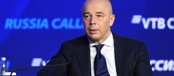 Первый заместитель председателя правительства - министр финансов РФ Антон Силуанов на инвестиционном форуме ВТБ Капитал в Москве - Sputnik Беларусь