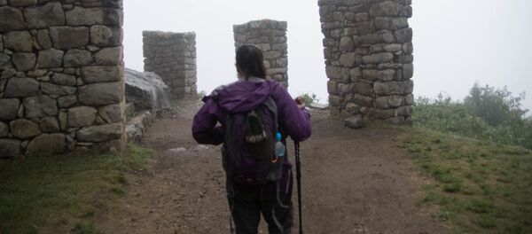 Турист в Мачу-Пикчу - Sputnik Беларусь