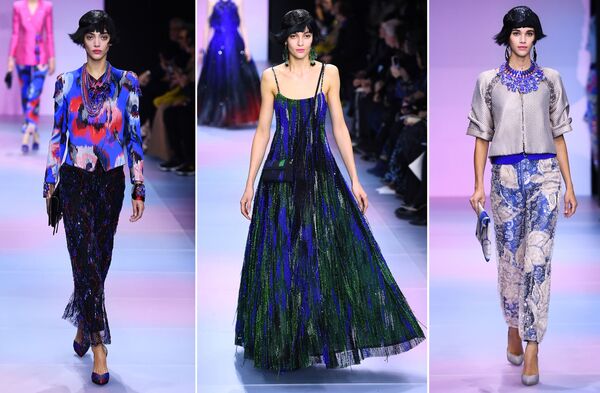 Неделя моды в Париже Haute Couture: Armani Prive - Sputnik Беларусь