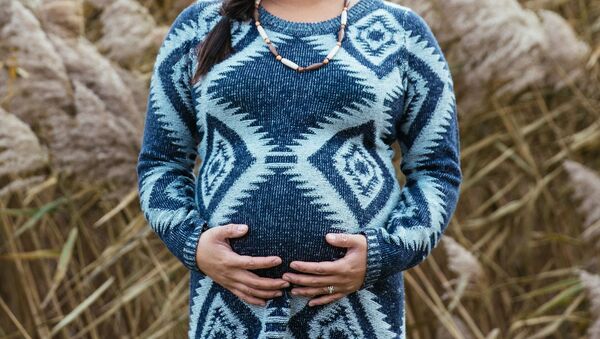 Беременная женщина, архивное фото - Sputnik Беларусь