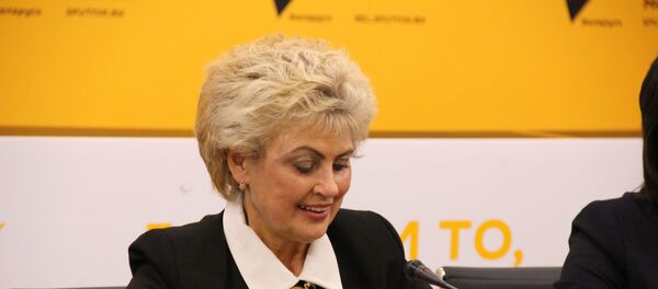 Начальнік галоўнага юрыдычнага ўпраўлення Міністэрства працы і сацыяльнай абароны Беларусі Валянціна Маслоўская Начальнік галоўнага юрыдычнага ўпраўлення Міністэрства працы і сацыяльнай абароны Беларусі Валянціна Маслоўская - Sputnik Беларусь