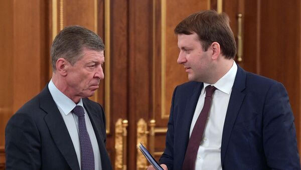  Дмитрий Козак (слева) и Максим Орешкин - Sputnik Беларусь