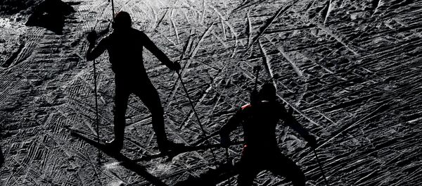 Биатлонисты на тренировке  - Sputnik Беларусь