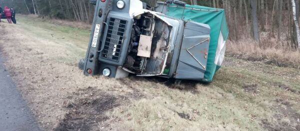 На месте аварии - Sputnik Беларусь