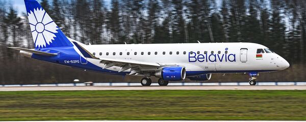 Самалёт авіякампаніі Белавія EMBRAER 175 Самалёт авіякампаніі Белавія EMBRAER 175 - Sputnik Беларусь