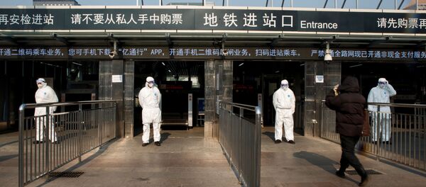 Вход на станцию метро в Пекине Вход на станцию метро в Пекине - Sputnik Беларусь