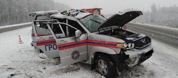 Место ДТП - Sputnik Беларусь