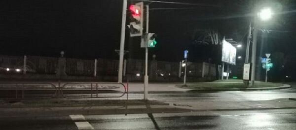 Место наезда на пешехода в Гродно - Sputnik Беларусь