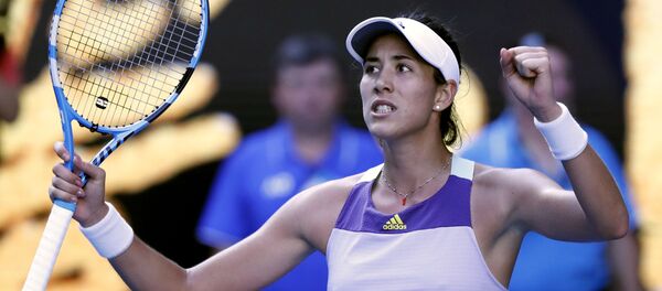 Испанская теннисистка Гарбинье Мугуруса Испанская теннисистка Гарбинье Мугуруса - Sputnik Беларусь