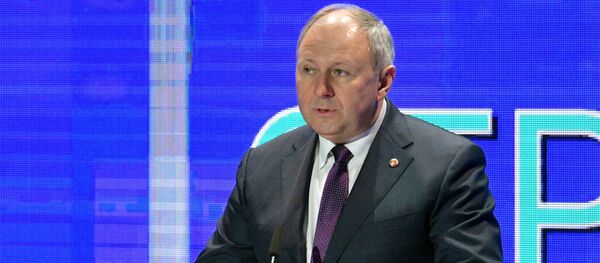 Прэм'ер-міністр Беларусі Сяргей Румас Прэм'ер-міністр Беларусі Сяргей Румас - Sputnik Беларусь