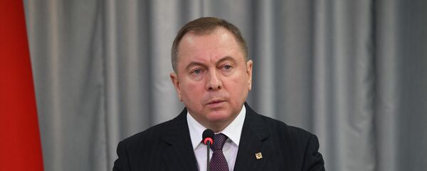 Міністр замежных спраў Беларусі Уладзімір Макей Міністр замежных спраў Беларусі Уладзімір Макей - Sputnik Беларусь