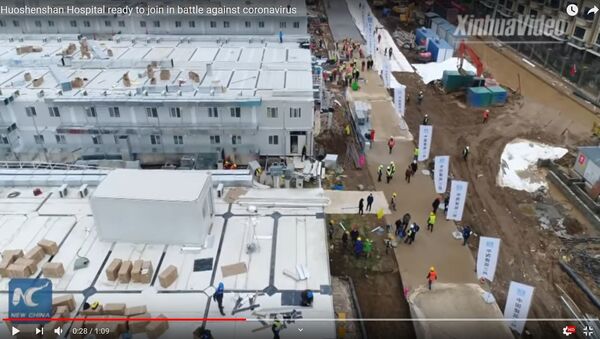 Видеофакт из Уханя: как выглядит первая больница для больных коронавирусом - Sputnik Беларусь