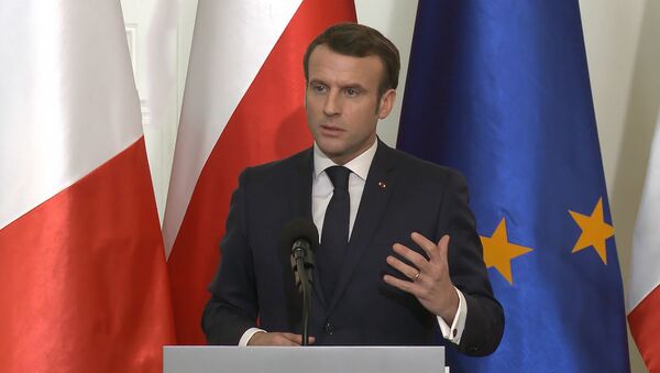 Президент Франции Макрон призвал к диалогу с Россией - Sputnik Беларусь