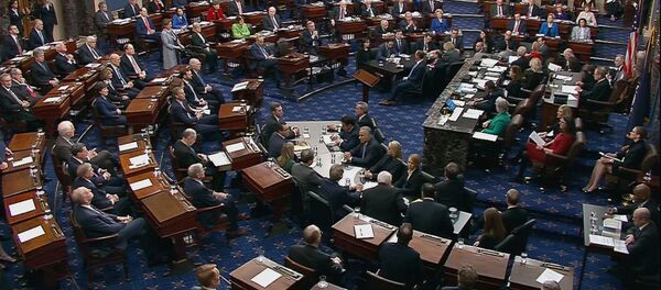 Сенат США проголосовал против обвинений, выдвинутых Трампу Сенат США проголосовал против обвинений, выдвинутых Трампу - Sputnik Беларусь