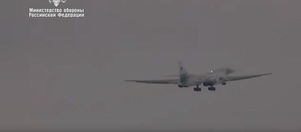 Первый полет модернизированного ракетоносца Ту-160М показали на видео Первый полет модернизированного ракетоносца Ту-160М показали на видео - Sputnik Беларусь
