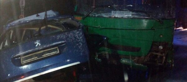 Место аварии  - Sputnik Беларусь