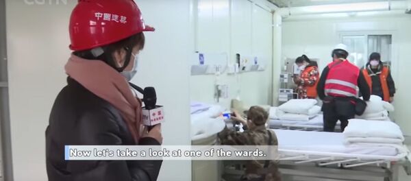 Вторую больницу для больных коронавирусом сдали в Ухане - видео - Sputnik Беларусь